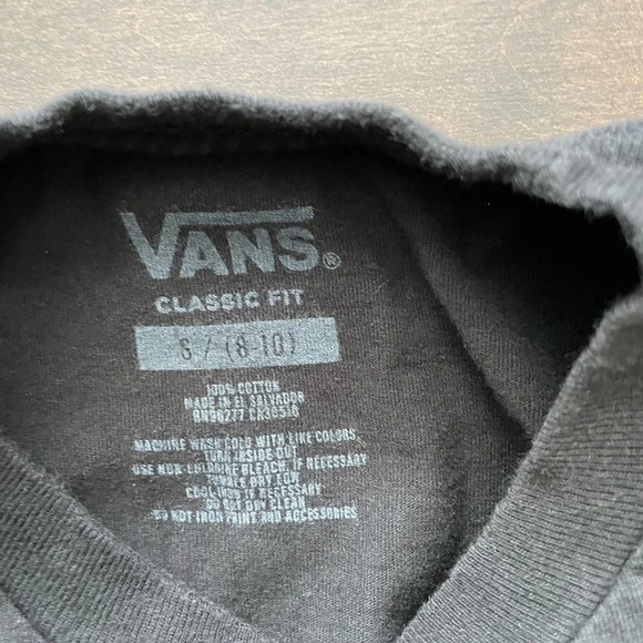 Vans Pizza Skateboarding Skeleton Shirt Kids 8-10 - Picture 3 of 3